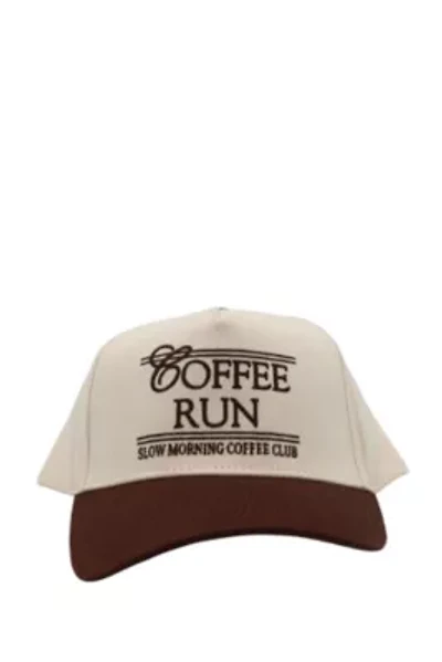 Coffee Run - Brown Vintage Trucker Hat