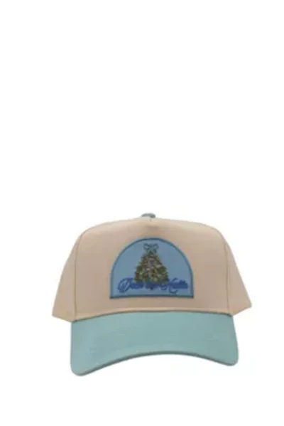Deck the Halls - Baby Blue Vintage Trucker Hat
