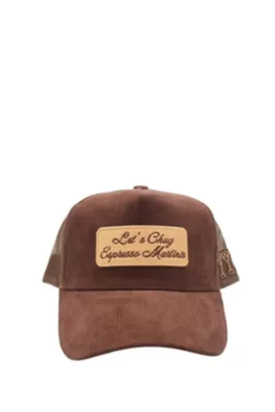 Let's Chug Espresso Martinis - Brown Corduroy Vintage Trucker Hat