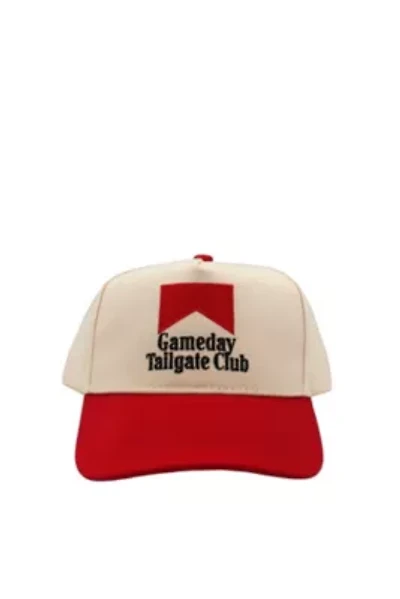 Gameday Tailgate Club - Red Vintage Trucker Hat