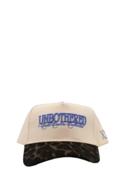 Unbothered - Leopard Vintage Trucker Hat