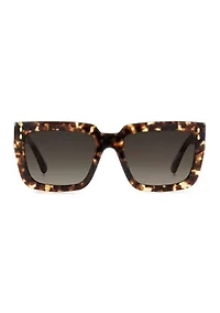 Tortoise Rectangle Sunglasses