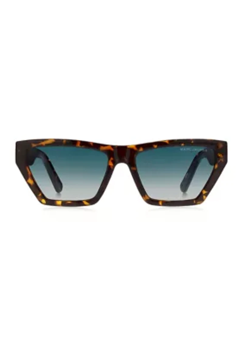 Tortoise Rectangle Sunglasses