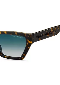 Tortoise Rectangle Sunglasses