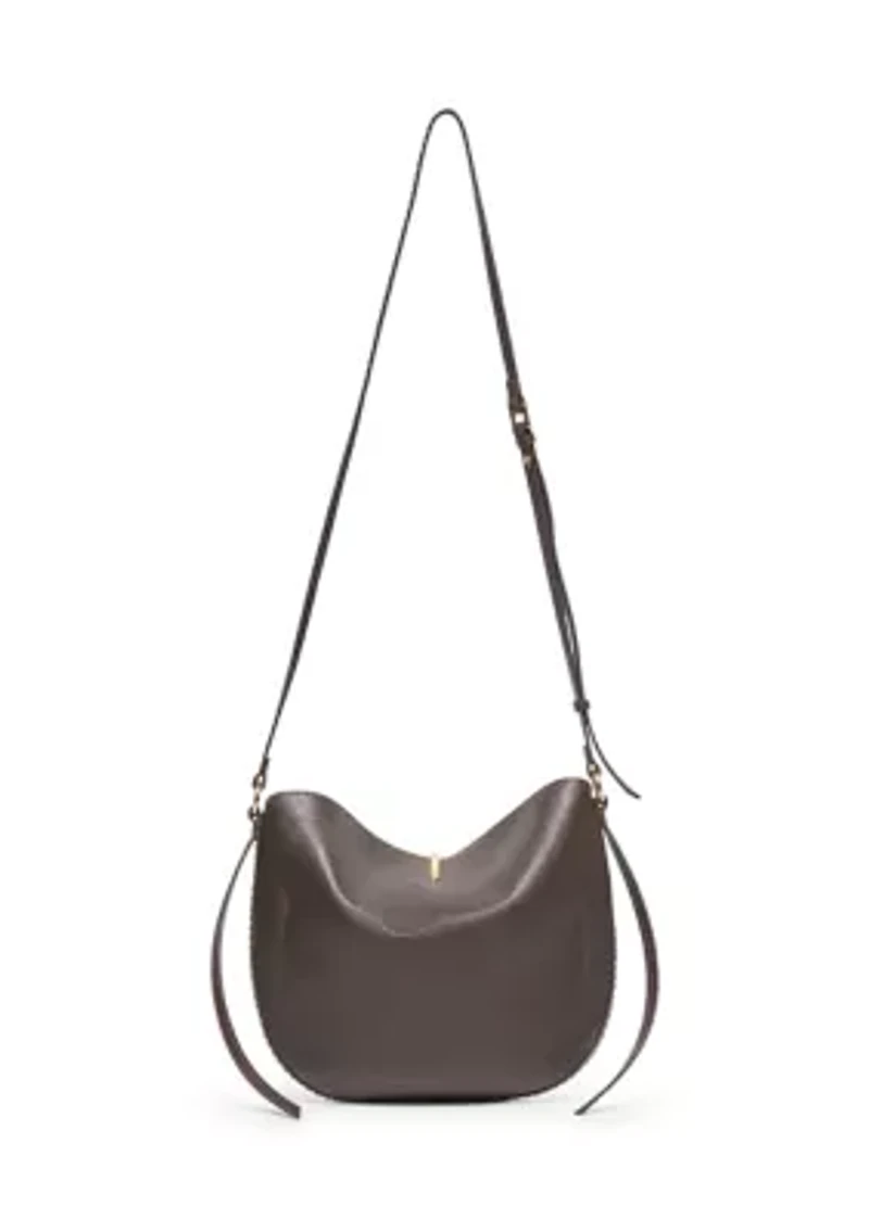 Raffia Slouchy Foldover Bag