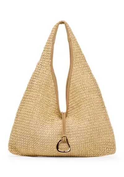 Mesh Hobo Bag with Hardware