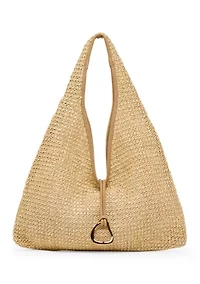 Mesh Hobo Bag with Hardware