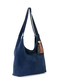 Huntley Leather Double Strap Hobo