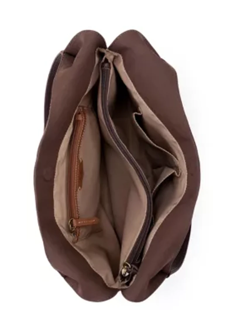 Huntley Leather Hobo Bag