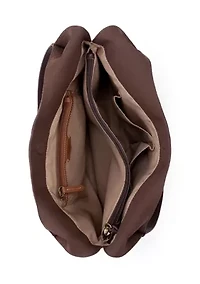 Huntley Leather Hobo Bag