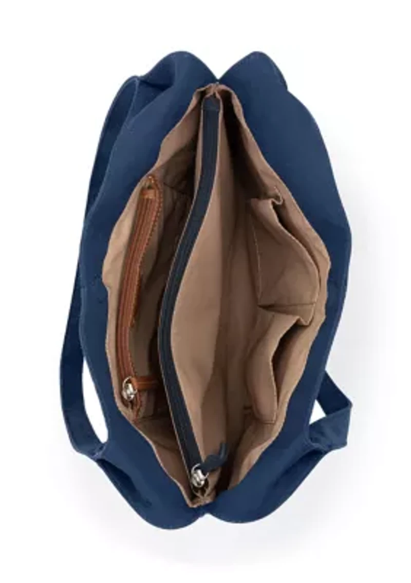 Huntley Leather Double Strap Hobo