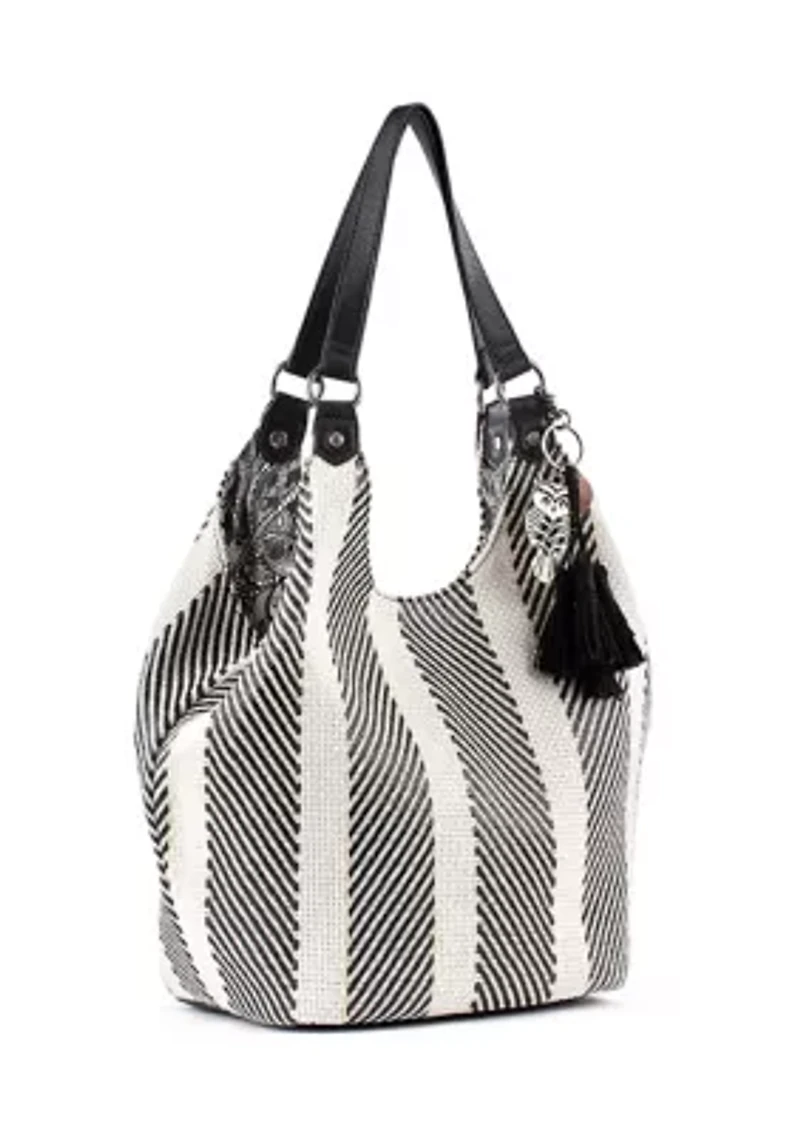 Sakroots Roma Straw Shopper