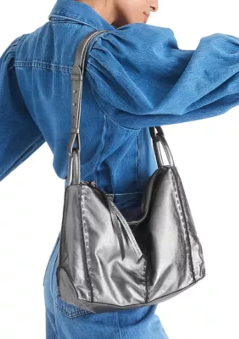 Los Feliz Leather Hobo Bag