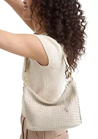 Woven Juniper Hobo Bag