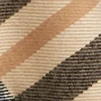 Exploded Plaid Fringed Poncho