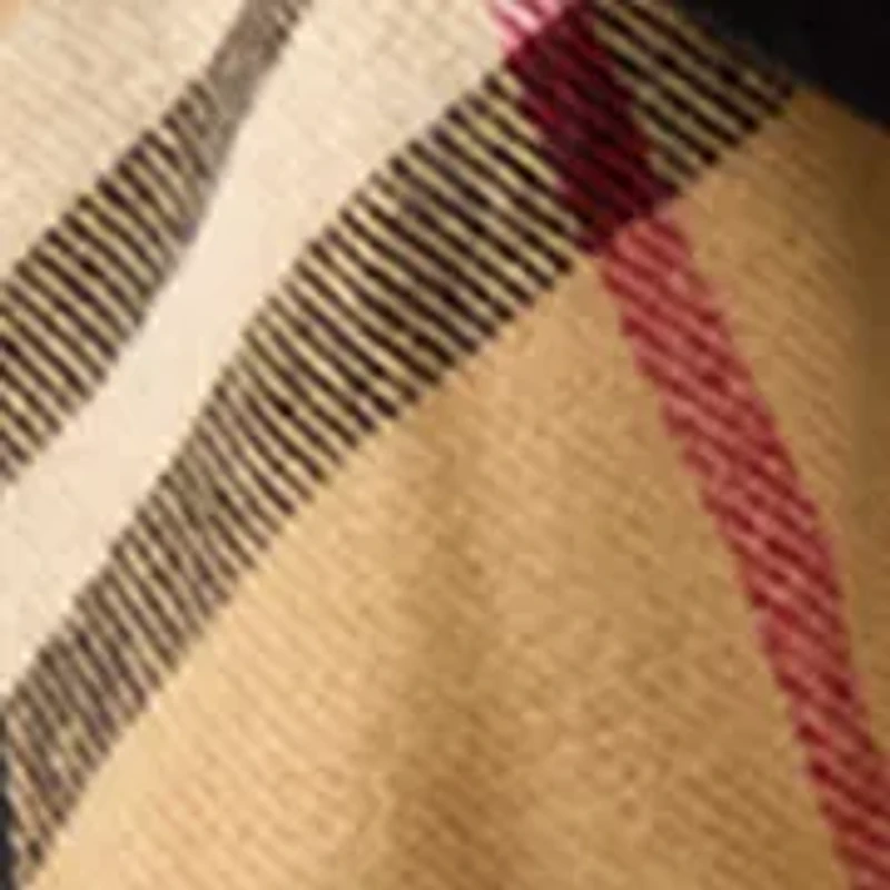 Exploded Plaid Ruana