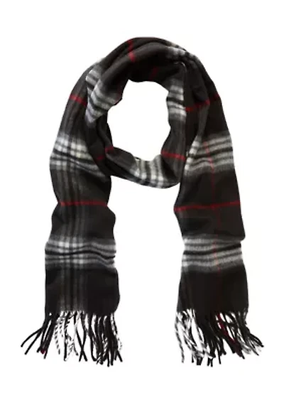 Fraas Plaid Cashmink Scarf