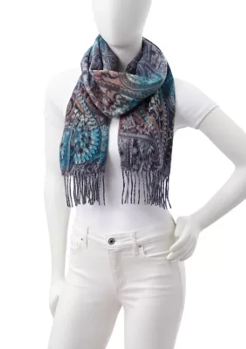 Paisley Print Scarf