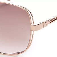 Glam Chain Temple Sunglasses