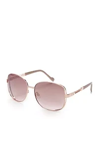 Glam Chain Temple Sunglasses