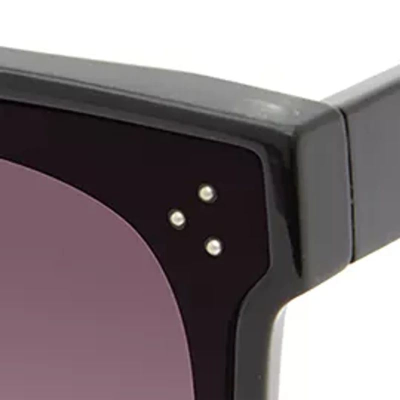 Plastic Flush Lens Rectangular Sunglasses