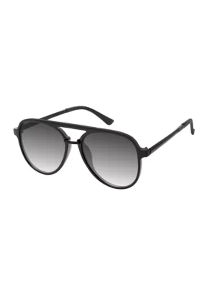 Metal Bridge Aviator Sunglasses