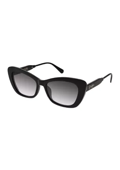 Oversized Cat Metal Sunglasses