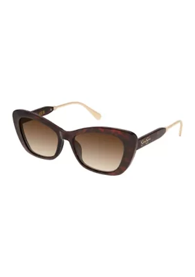 Oversized Cat Metal Sunglasses