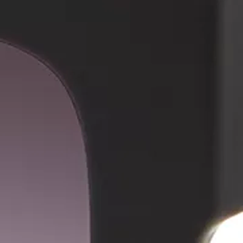 Oversized Square Sunglasses with Charms