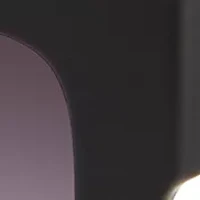 Oversized Square Sunglasses with Charms