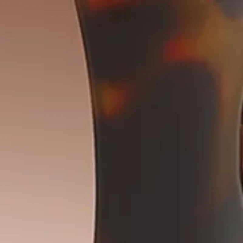 Oversized Oval Wrap Sunglasses with Metal Logo Detail 