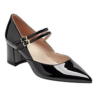 Smith Pointy Toe Block Heel Dress Pumps