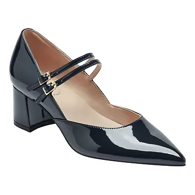 Smith Pointy Toe Block Heel Dress Pumps