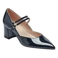 Smith Pointy Toe Block Heel Dress Pumps