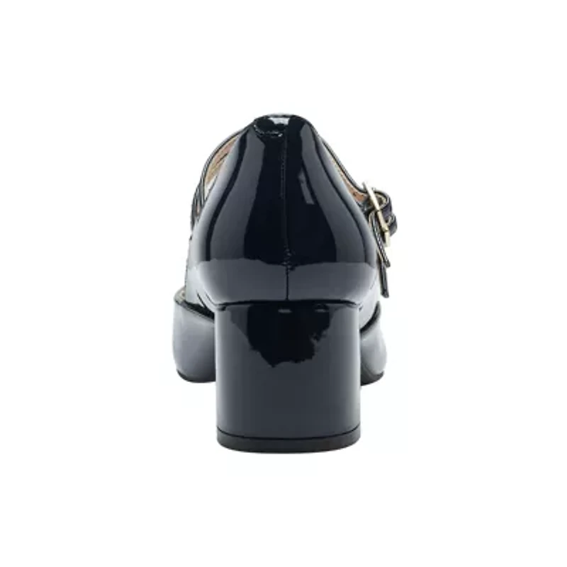 Smith Pointy Toe Block Heel Dress Pumps