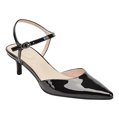 Rose Pointy Toe Dress Slingback Pumps