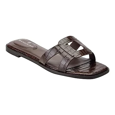 Vienma Square Toe Slip-on Flat Casual Sandals