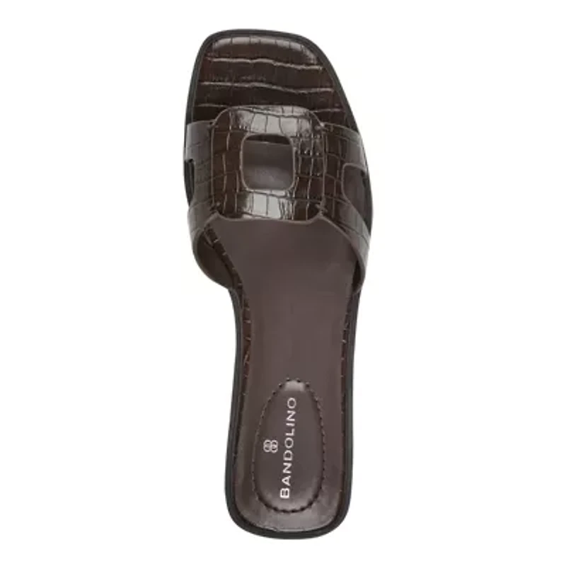 Vienma Square Toe Slip-on Flat Casual Sandals