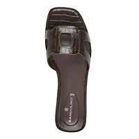 Vienma Square Toe Slip-on Flat Casual Sandals