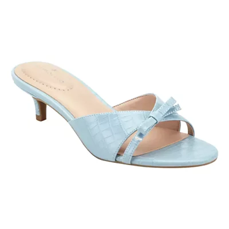 Rissie Slip-on Kitten Heel Dress Sandals