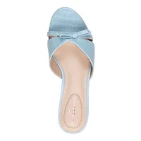 Rissie Slip-on Kitten Heel Dress Sandals