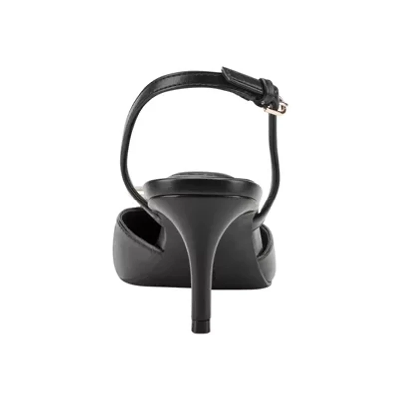 Pracen Pointy Toe Dress Slingback Pumps