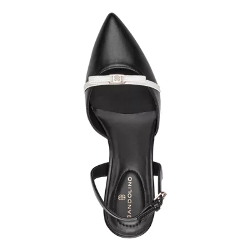 Pracen Pointy Toe Dress Slingback Pumps