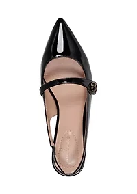 Aubriana Mary Jane Slingback Patent Flats