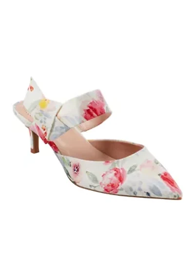 Millie Mule Floral Print Pumps