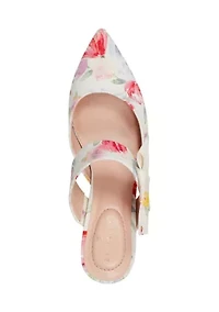 Millie Mule Floral Print Pumps