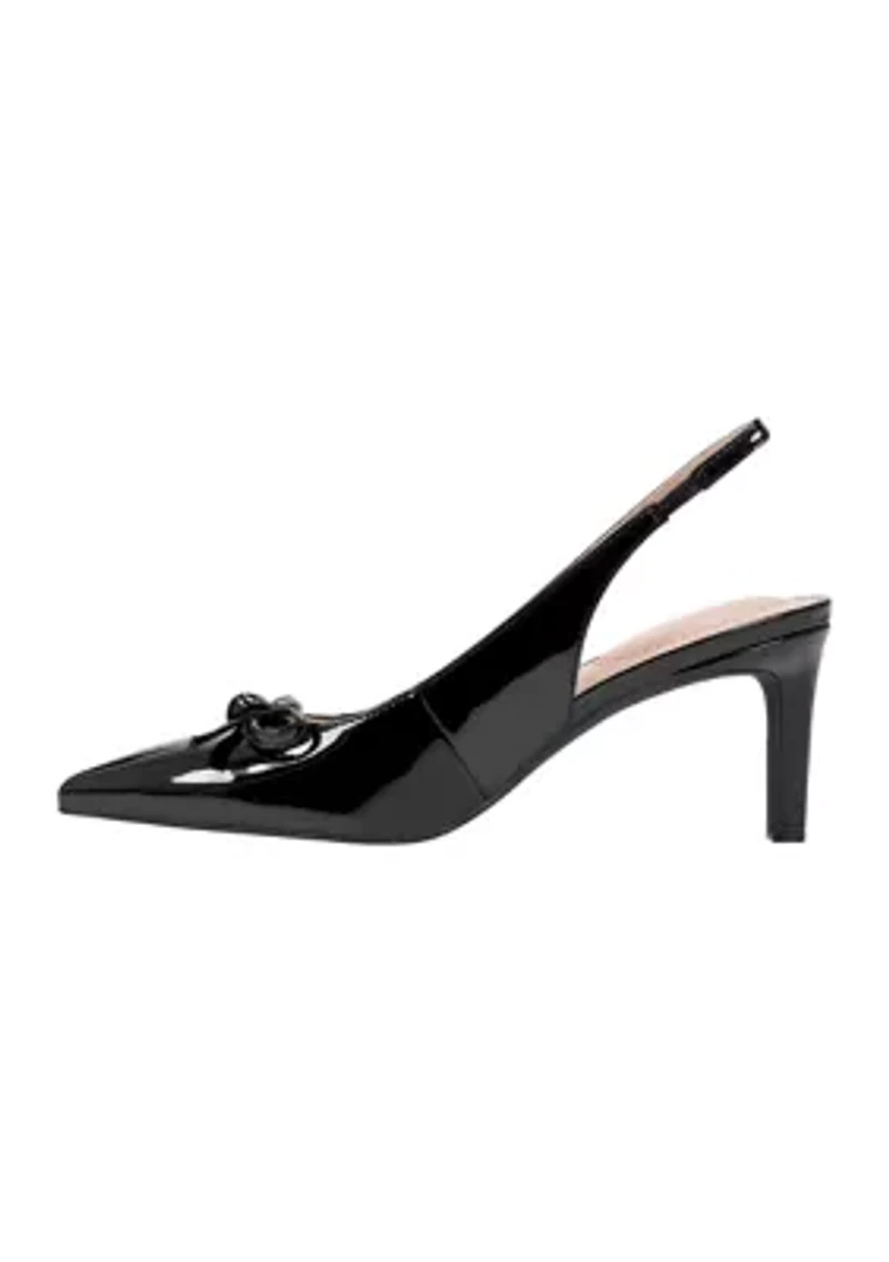 Shane Patent Slingback Heels