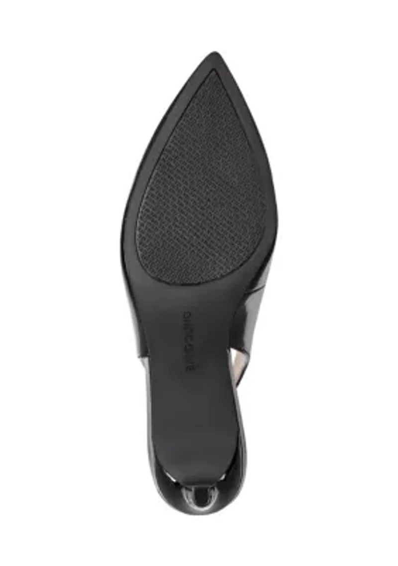 Shane Patent Slingback Heels