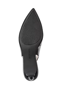 Shane Patent Slingback Heels