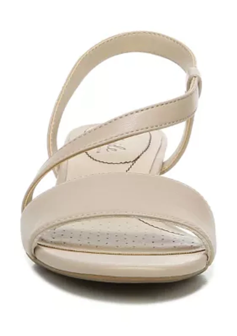 Lifestride Yasmine Strappy Sandal Silver Synthetic